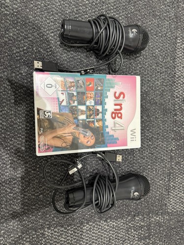 Wii sing 2x logitech usb - wii, +