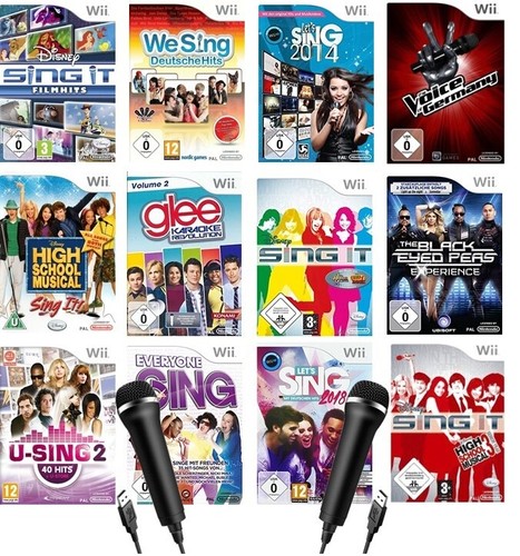 Nintendo wii karaoke sing - nintendo,