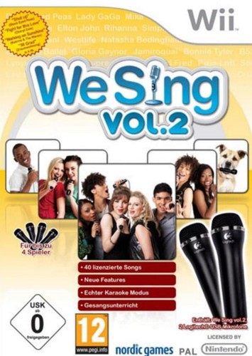Nintendo wii sing vol 2 - wii, +