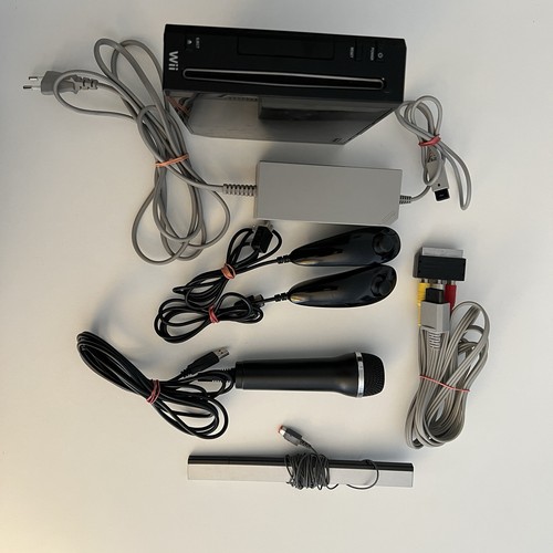 Nintendo wii set schwarz - schwarz, —